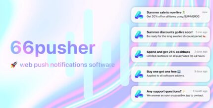 66pusher v14.0.0 Web push notifications [Activated]