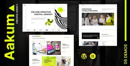 Aakum (v1.0.8) Creative Agency WordPress Theme