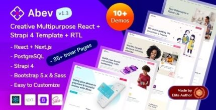 Abev (v1.5) Creative Multipurpose React Next Template