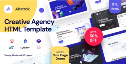 Abstrak (v2.0.3) Creative Agency Template