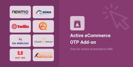 Active eCommerce OTP Add-on v2.8