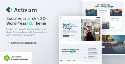 Activizm (v1.0.0) Social Activism & NGO WordPress Theme