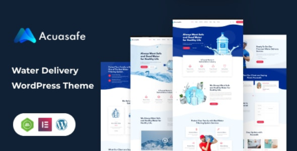 Acuasafe (v1.0.3) Drinking Water Delivery WordPress Theme