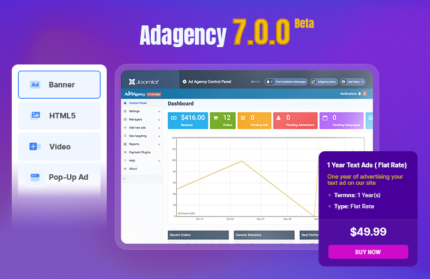 Ad Agency Pro (v7.1.1) Joomla Plugin