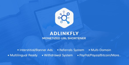 AdLinkFly (v6.6.4) Monetized URL Shortener [Activated]