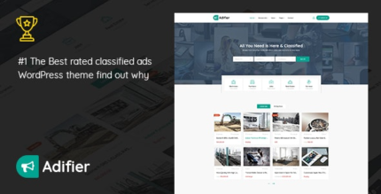 Adifier (v3.9.9) Classified Ads WordPress Theme