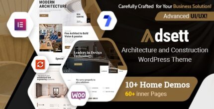 Adsett v1.0.7 Architecture WordPress Theme