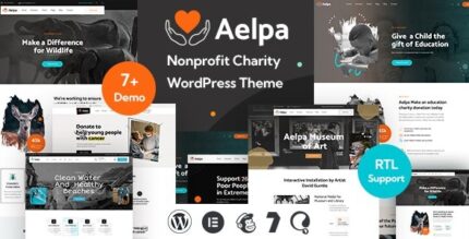 Aelpa (v1.4) Nonprofit Charity WordPress Theme