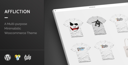 Affliction (v1.0) Multipurpose Minimal WordPress WooCommerce Theme