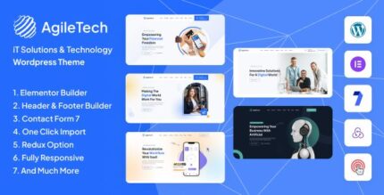 Agiletech v1.0.7 IT Solutions Service WordPress Theme