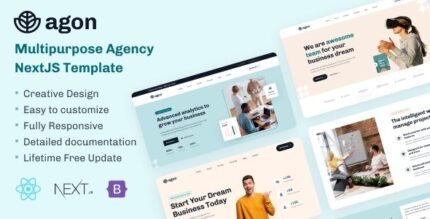 Agon (v7.0) Multipurpose Agency NextJS Template