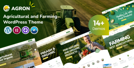 Agron (v1.0.2) Agriculture & Organic Farm WordPress Theme