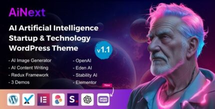 AiNext v1.4 AI Agency & Startup WordPress Theme