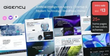 Aigency v1.0.0 AI Agency & Technology Startup WordPress Theme