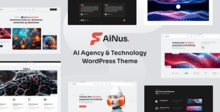 Ainus v1.0.0 AI Agency & Technology WordPress Theme