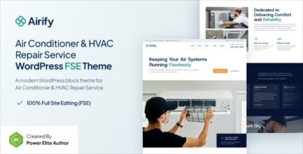 Airify v1.0.0 HVAC Repair Service FSE WordPress Theme