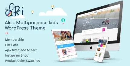 Aki (v2.1.3) Multipurpose Kids WordPress Theme