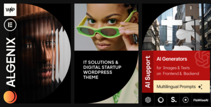 Algenix (v1.0.0) IT Solutions & Digital Agency WordPress Theme
