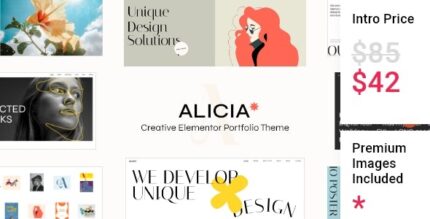 Alicia (v1.1.1) Elementor Portfolio Theme (Activated)