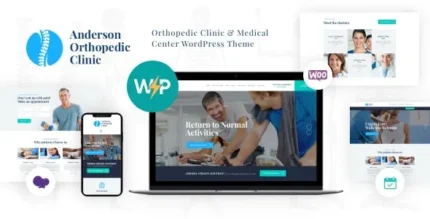 Anderson v1.4.3 Orthopedic Clinic & Medical Center WordPress Theme