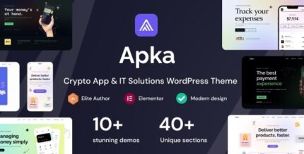 Apka (v1.16) App Landing Page WordPress Theme