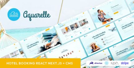 Aquarelle v1.1 – Hotel Booking NextJs Directus CMS Template