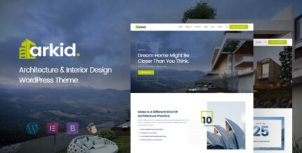 Arkid (v2.0.3) Architecture and Interior Design WordPress Theme
