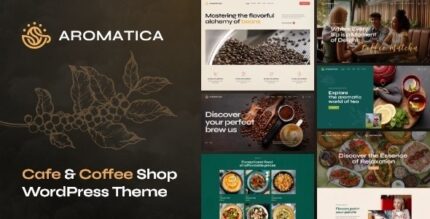 Aromatica (v1.12) Cafe & Coffee Shop WordPress Theme