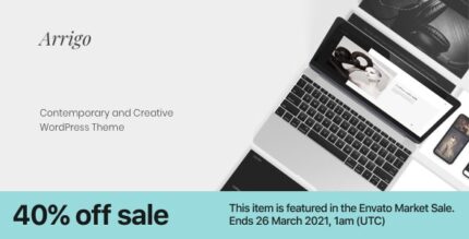 Arrigo (v3.4.1) Contemporary Creative Portfolio Elementor WordPress Theme