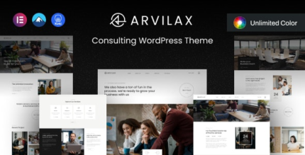 Arvilax (v1.1.2) Business Consulting WordPress Theme