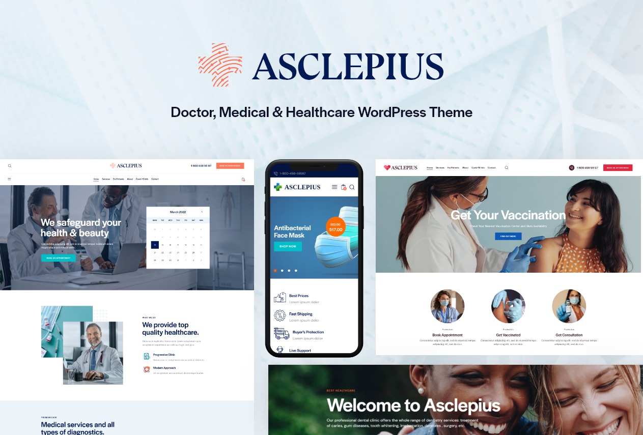 Asclepius-Doctor-Medical-Healthcare-WordPress-Theme-Nulled.jpg Asclepius (v1.20.0) Doctor, Medical & Healthcare WordPress Theme - Image 1