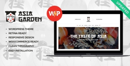Asia Garden (v1.3.0) Asian Food Restaurant WordPress Theme