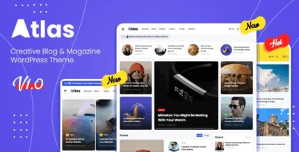 Atlas (v2.1.3) Creative Blog & News WordPress Theme