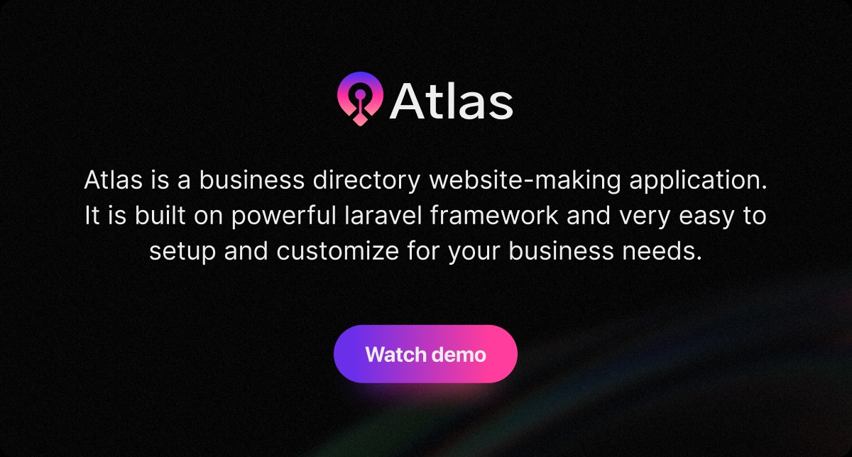 Atlas-Laravel-Business-Directory-Listing-Nulled.jpg Atlas v1.3.1 Laravel Business Directory Listing - Image 1