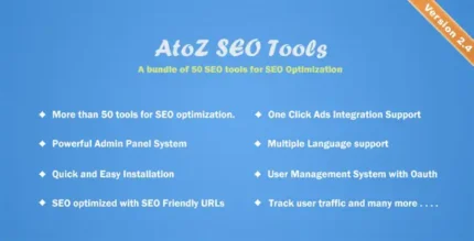 AtoZ SEO Tools v4.0 Search Engine Optimization Tools [Activated]