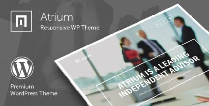 Atrium (v2.8) Finance Consulting WordPress Theme
