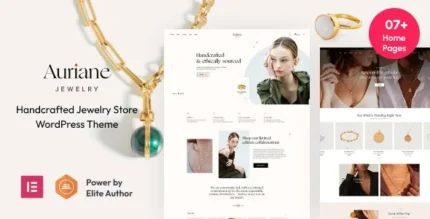 Auriane v3.2.3 Handcrafted Jewelry Store WordPress Theme