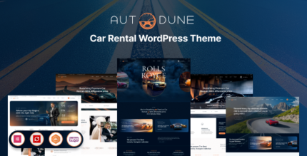 Autodune (v1.0.0) Car Rental & Limousine WordPress Theme