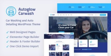 Autoglow v1.2.2 Car Wash WordPress Theme