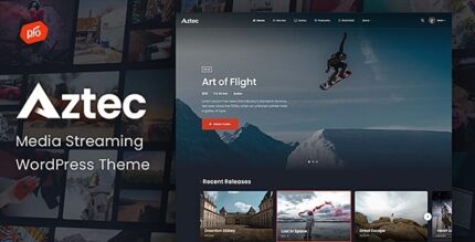 Aztec (v4.2) Video Streaming & Membership WordPress Theme