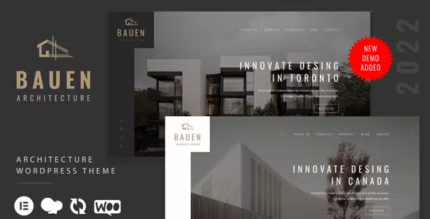 BAUEN (v9.4.2) Architecture & Interior WordPress Theme [Activated]