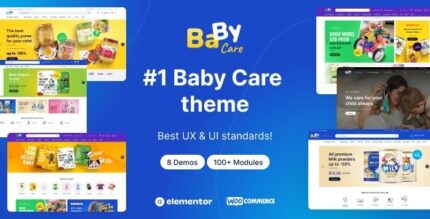 BabyCare (v1.4.4) Kids Store WooCommerce WordPress Theme