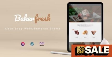 Bakerfresh (v1.1.1) Cake Shop WooCommerce Theme