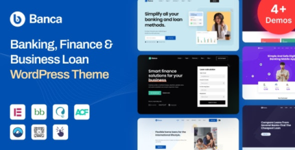 Banca (v1.9.6) Banking, Finance & Business Loan WordPress Theme