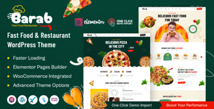 Barab (v1.0.0) Fast Food & Restaurant WordPress Theme