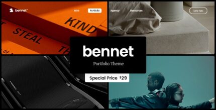 Bennet (v1.8) Creative Portfolio WordPress Theme