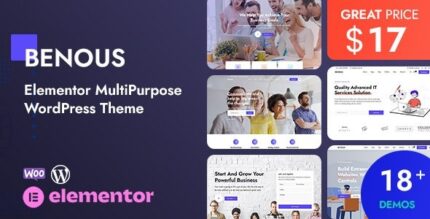 Benous (v1.4.1) Elementor MultiPurpose WordPress Theme