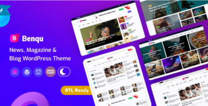 Benqu (v1.1.15) News Magazine WordPress Theme
