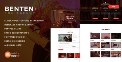 Benten (v1.1) Responsive One Page Portfolio Theme