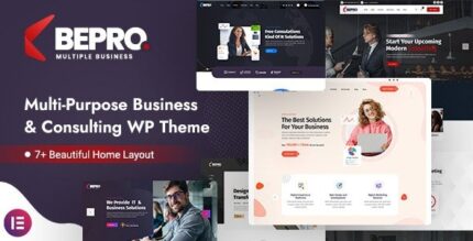 Bepro (v1.0.3) Multipurpose Business WordPress Theme